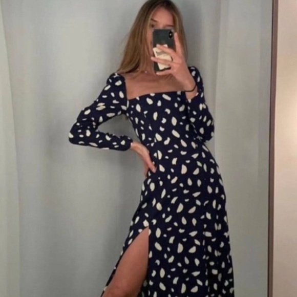 Reformation Dresses & Skirts - NWOT Reformation Sigmund Dress in Sold Out Splatter Print